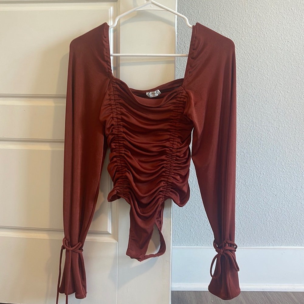 Free People Long Sleeve BodySuit (Never Worn!)